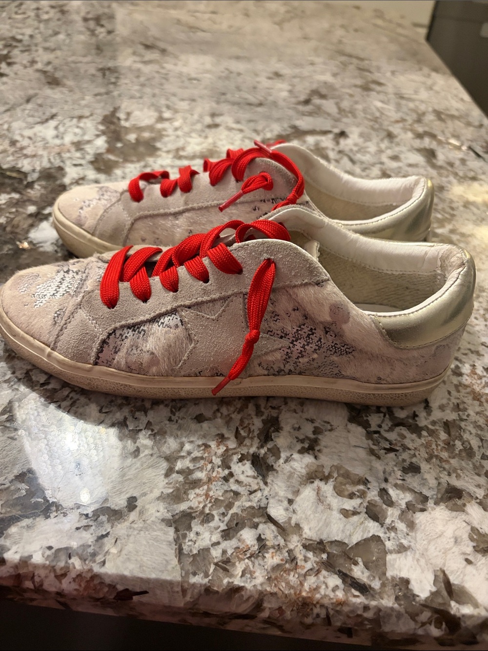 Steve Madden Philosophy NY90 Calf Hair Sneakers size 8.5